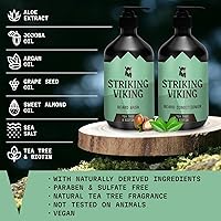 Striking Viking Beard Wash and Conditioner Set - Tea Tree & Biotin (10oz) — image 2