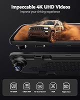 WOLFBOX G840S 12″ 4K Mirror Dash Cam — image 2