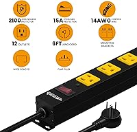 Plug'n 12 Outlet Long Power Strip — image 2