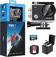 AKASO V50X 4K Action Camera with EIS and 64GB MicroSD Card — image 1