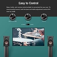 HiVi-Swans D300 Bluetooth Powered Bookshelf Speakers — image 3