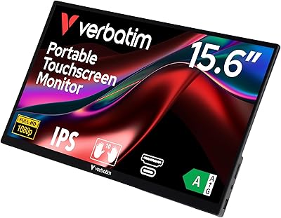 Verbatim 15.6″ Portable Touchscreen Monitor
