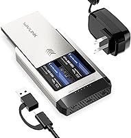 WAVLINK M.2 SSD Cloner, 20Gbps NVMe Dual-Bay SSD Enclosure, 8TB — image 1