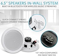 Pyle PDICBT652RD Bluetooth In-Wall/In-Ceiling Speaker System — image 7