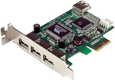 StarTech 4 Port PCI Express USB 2.0 Card