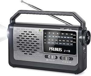 PRUNUS NOAA Weather AM FM Portable Radio J15WB Review
