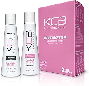 KCB Professional Smooth System 2-Step Brazilian Keratin Hair Treatment 3.38oz