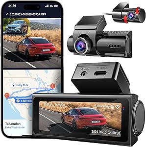 IKOPO F7 4K Front and 1080P Rear Dual Dash Cam Review
