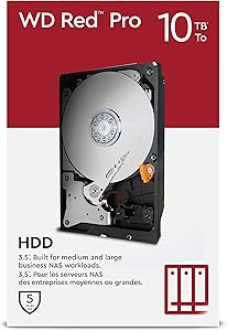 WD Red Pro 10TB NAS Internal Hard Drive