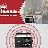 Retekess TR626 Portable AM FM Radio with Bluetooth — image 3