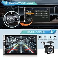 Durxenmnt Wireless 7″ Double Din Car Stereo CP6067WL — image 5