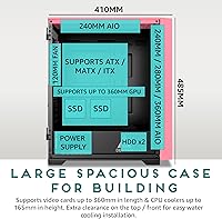 Apevia Destiny-MESH-BK Gaming PC Case — image 6