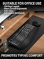 RECCAZR Wireless Keyboard and Mouse Combo — image 3