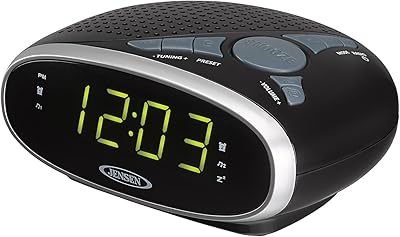 Jensen JCR-175 AM/FM Alarm Clock Radio