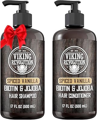 Viking Revolution Spiced Vanilla Shampoo and Conditioner Set 17oz