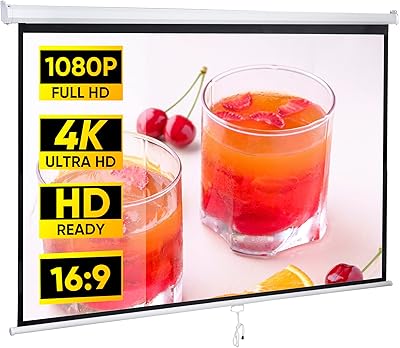 ZENY Projector Screen 80″