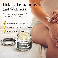 NaturallyMum Magnesium Cream with Vitamin D3 4 Fl Oz — image 2