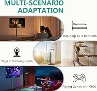 WALI TV Stand Mount with Power Outlet, Swivel, Height Adjustable for 32-75 inch TVs — image 2