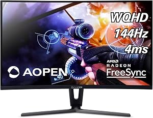 AOPEN 32HC1QUR 31.5-inch Curved WQHD Gaming Monitor