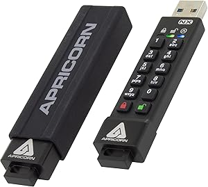 Apricorn Aegis Secure Key 3NX 16GB USB 3.1 Encrypted Flash Drive
