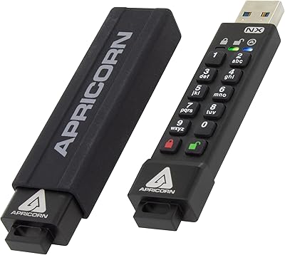 Apricorn Aegis Secure Key 3NX 16GB USB 3.1 Encrypted Flash Drive