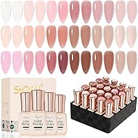 SHOYUM 24 Pcs Jelly Nude Gel Nail Polish Set — image 1