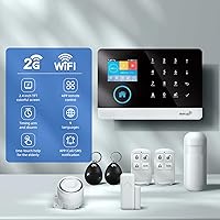 LWOHSI Alarm System 4G/WiFi with Door/Window Sensors (8 Pieces) — image 2