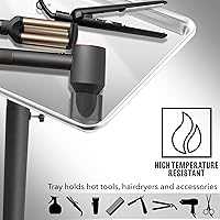 Saloniture Aluminum Salon Instrument Tray with Rolling Base — image 2