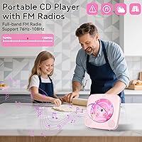 Kegaudio Bluetooth CD Player with Speakers — image 5