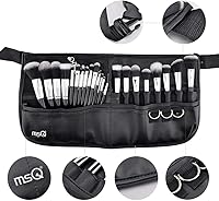 MSQ 29pcs Makeup Brush Set with Belt Waist Makeup Bag — image 3