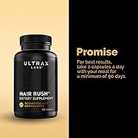 Ultrax Labs Hair Rush Hair Growth Supplement, 60 Tablets — image 3