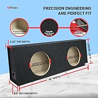 Atrend E12DT 12-Inch Dual Sealed Subwoofer Enclosure — image 4