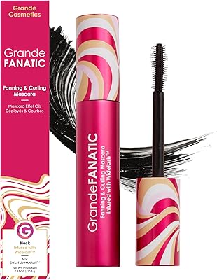 Grande Cosmetics GrandeFANATIC Fanning & Curling Mascara - Black (0.37 oz)
