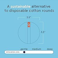 CleanLogic Charcoal Exfoliating Facial Pads, 9 Count — image 3