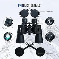 Wulakeo 30x50 High Powered Binoculars — image 2