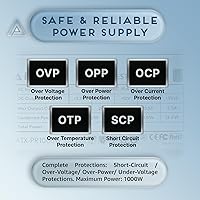 Apevia ATX-PR1000W-WH 1000W 80+ Gold Power Supply — image 4