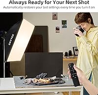 Skytex Softbox Lighting Kit 20x28in with 85W LED Bulb and Light Stand — image 4