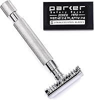 Parker 68S Stainless Steel Handle Double Edge Safety Razor — image 2
