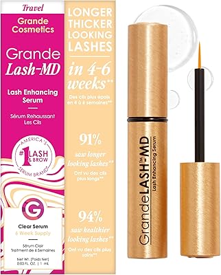 Grande Cosmetics GrandeLASH-MD Lash Enhancing Serum 1 mL - 6-Week Starter Supply