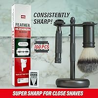 Feather Double Edge Safety Razor Blades - 50 Count — image 2