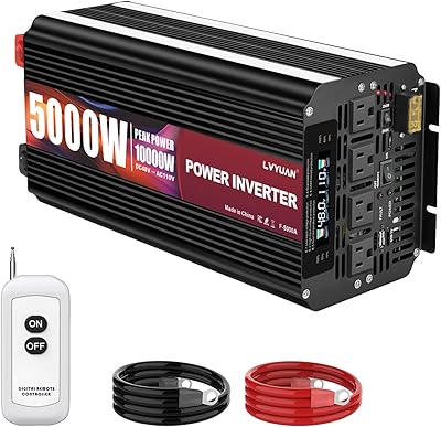 LVYUAN 5000W Power Inverter 48V to 120V