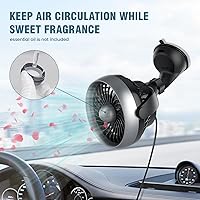 Shinebella Portable Car Fan with Suction and Aroma Function — image 3