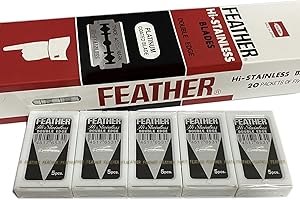 Feather Double Edge Safety Razor Blades 100 Count Review