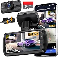 YEECORE H22 4K Dash Cam Front and Rear — image 1