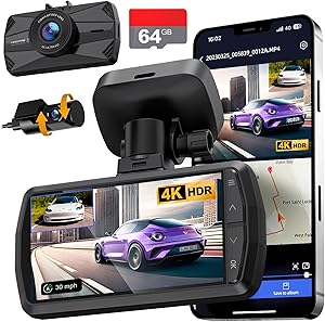 YEECORE H22 4K Dash Cam Front and Rear Review