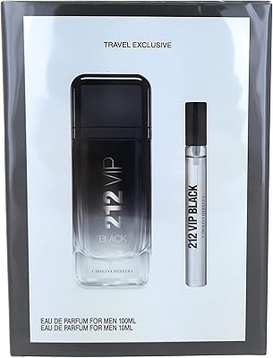 Carolina Herrera 212 Vip Black 2 Piece Travel Set for Men