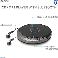 GPX PCB319B Portable CD Player with Bluetooth — image 4