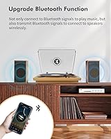 Popsky 3-Speed Bluetooth Turntable — image 3