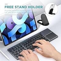 JPHTEK Foldable Bluetooth Keyboard with Touchpad — image 6