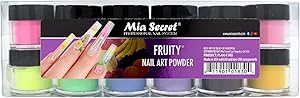 Mia Secret Fruity Collection Nail Acrylic Powder Set of 12